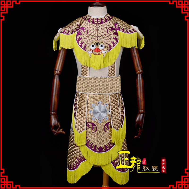 义马武将士兵云肩鱼鳞侉子